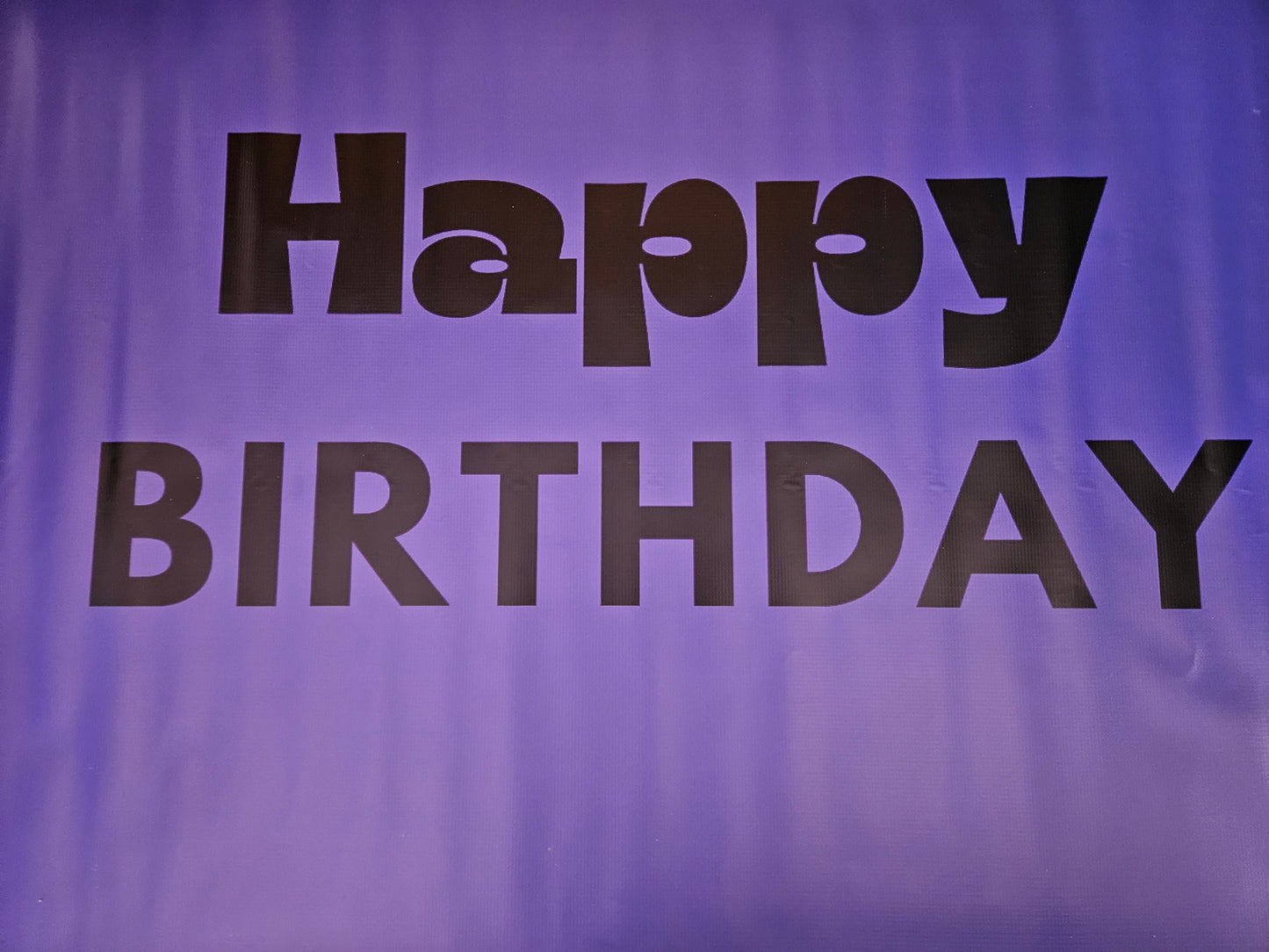 Happy Birthday - Purple