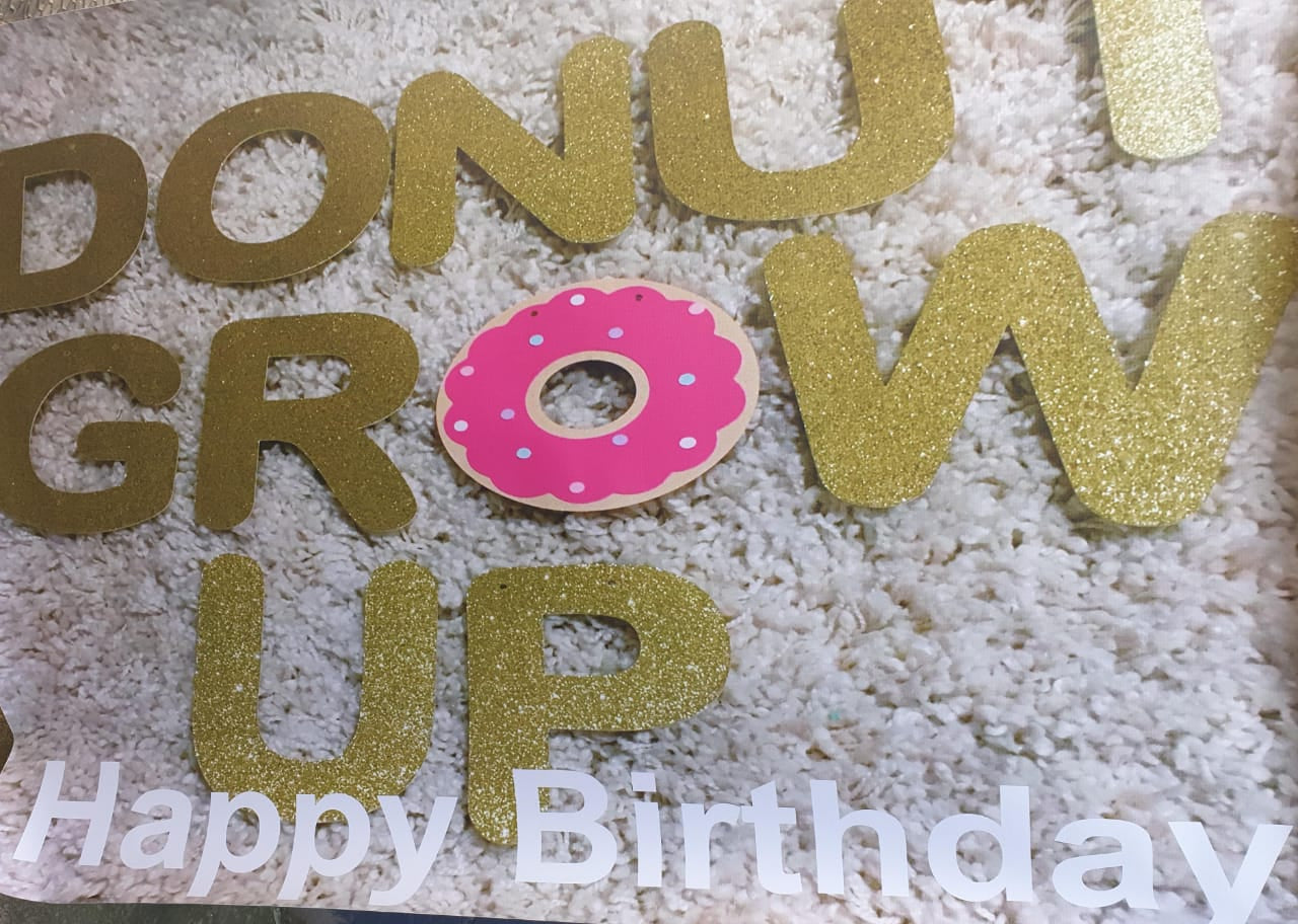 Donut Grow Up Banner