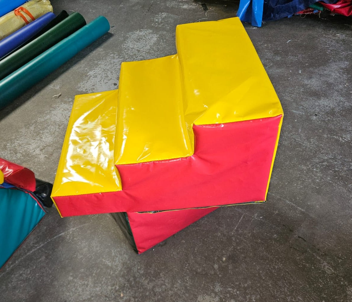 Soft Play 3-Tier Step