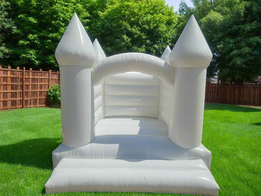 White Fairy Castle with Solid Walls & Arch