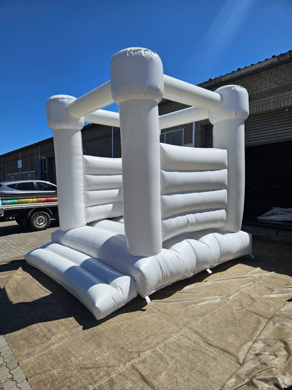 White Bouncy House Castle