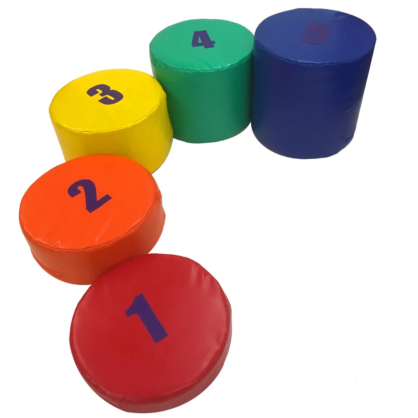 Numbered Soft Play Stepping Stones Set