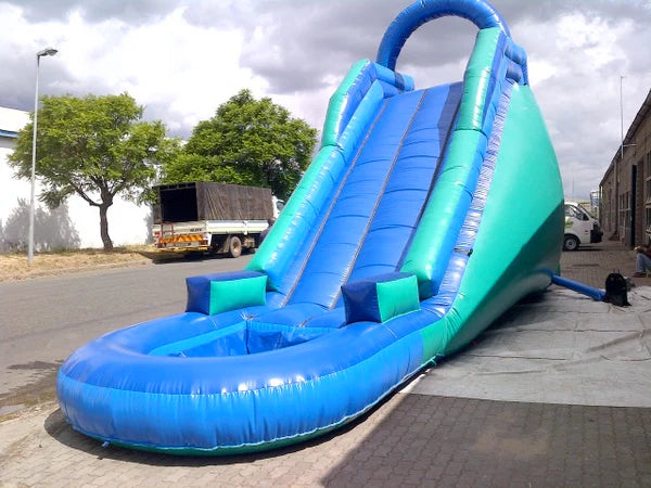 High Climb-Up Slide with Pond