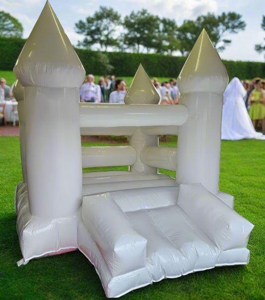 White Fairy Castle with Step Slide