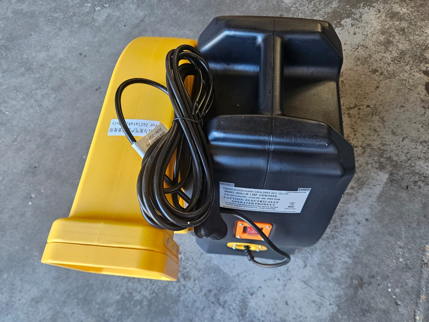 Heavy Duty Plastic Air Blower