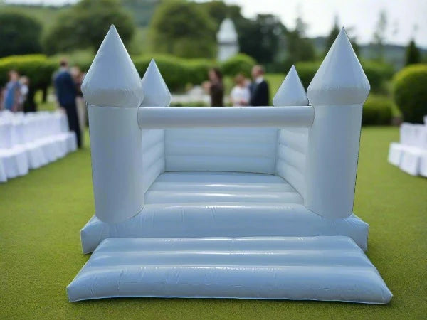 White Wedding Castle with Solid Walls